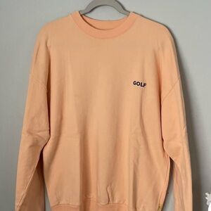 golf wang peach crewneck